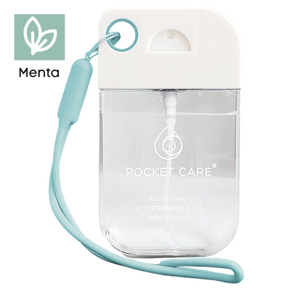 Desinfectante Spray  orgánico aroma MENTA- Sin Alcohol 45ml  Antibacterial Spray de Bolsillo Orgánico | Sanitizante para Manos - Hand Sanitizer |  100% Natural