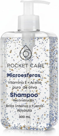Shampoo Orgánico con Vitamina E antioxidantes y Aceite de Oliva– Microesferas Nutritivas, Brillo y Suavidad – Fórmula Libre de Sulfatos 300 ml