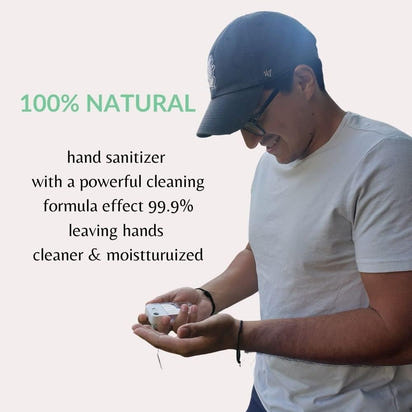 Desinfectante Spray  orgánico aroma MENTA- Sin Alcohol 45ml  Antibacterial Spray de Bolsillo Orgánico | Sanitizante para Manos - Hand Sanitizer |  100% Natural