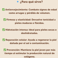 Crema Facial Regeneradora con Elastina y Colágeno – Anti-Edad, Hidratación Profunda y Reducción de Arrugas – 100% Natural y Orgánica – Piel Firme y Radiante – Sin Parabenos ni Sulfatos | 100 GR