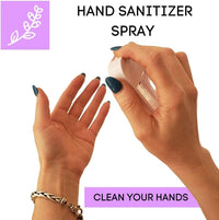 Desinfectante Spray Verbena - Sin Alcohol | 45ml | Antibacterial Spray de Bolsillo Orgánico | Sanitizante para Manos - Hand Sanitizer |Aroma Verbena 100% Natural