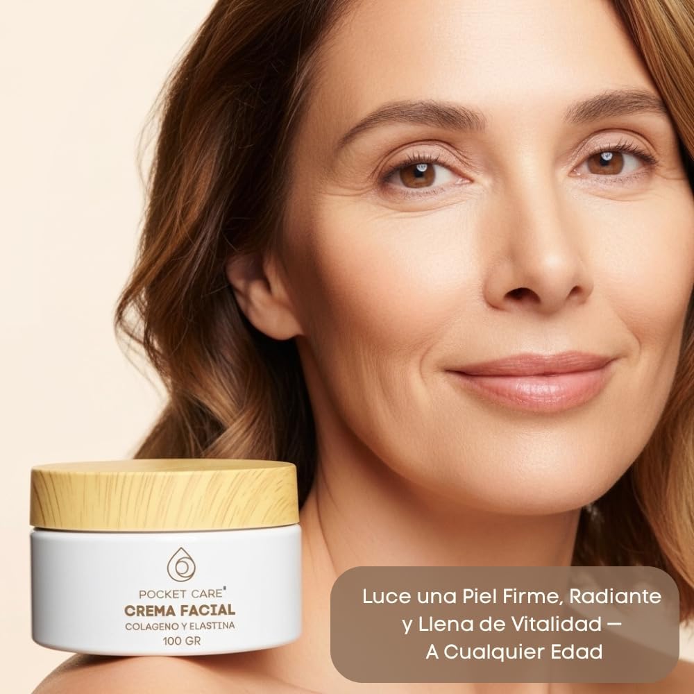 Kit con 2 Cremas Faciales Regeneradoras con Elastina y Colágeno – Anti-Edad, Hidratación Profunda y Reducción de Arrugas – 100% Natural y Orgánica – Piel Firme y Radiante – Sin Parabenos ni Sulfatos | 100 GR