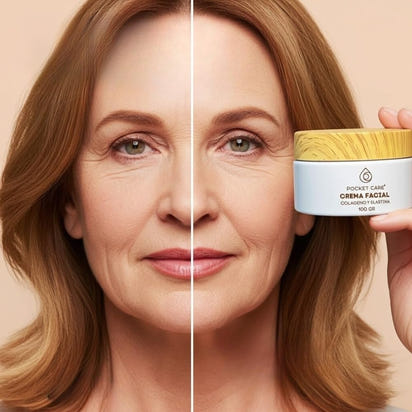 Kit con 2 Cremas Faciales Regeneradoras con Elastina y Colágeno – Anti-Edad, Hidratación Profunda y Reducción de Arrugas – 100% Natural y Orgánica – Piel Firme y Radiante – Sin Parabenos ni Sulfatos | 100 GR