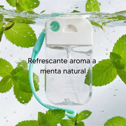 kit con 3 Desinfectantes Spray - Sin Alcohol 45ml - Antibacterial Spray de Bolsillo Orgánico, Sanitizante para Manos - Hand Sanitizer - 100% Natural