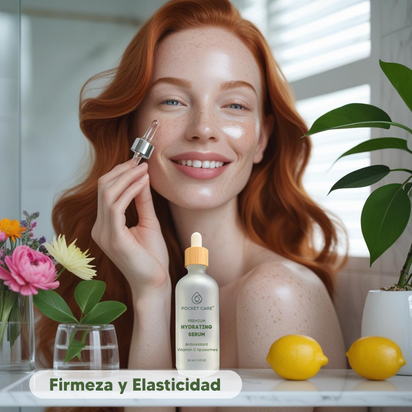 Suero Facial con Vitamina C LIPOSOMADA + Ácido Hialurónico | Máxima Absorción y Estabilidad | Ilumina, Uniforma el Tonoy Combate Manchas | Antioxidante Potente | Con Colágeno y Aloe Vera | 30 ml