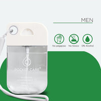 Desinfectante Spray Sport Perfume - Sin Alcohol 45ml - Antibacterial Spray de Bolsillo Orgánico | Sanitizante para Manos - Hand Sanitizer | Aroma Men - 100% Natural.