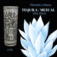 4 Vasos de Tequileros Pintados a Mano: El Toque Perfecto para tus Reuniones, Arte en Cada Sorbo: Vasos de Tequila Únicos y Hechos a Mano de cuatro colores diferentes