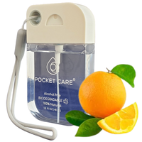 kit con 3 Desinfectantes Spray - Sin Alcohol 45ml - Antibacterial Spray de Bolsillo Orgánico, Sanitizante para Manos - Hand Sanitizer - 100% Natural