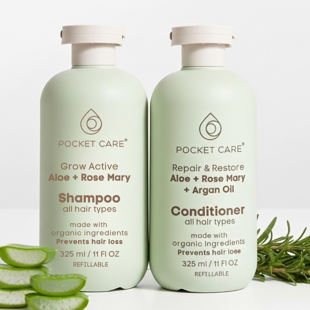 Kit Revitalizante de Aloe Vera -Shampoo organico a base de aloe vera (Kit Shampoo + Acondicionador)