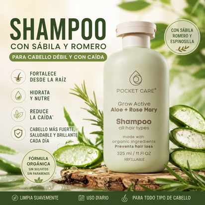 Tratamiento Anticaída y Fortalecedor – Shampoo Anticaída que fortalece desde la raíz – 325 ml