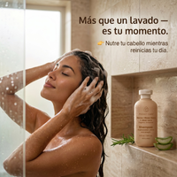 Shampoo Orgánico de Miel, Sábila y Romero – Reparación Profunda e Hidratación Intensa para Cabello Dañado – Anticaída y Crecimiento – Sin Sulfatos, Parabenos ni Siliconas – Shampoo Natural Vegano 325ml