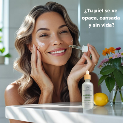 Suero Facial con Vitamina C LIPOSOMADA + Ácido Hialurónico | Máxima Absorción y Estabilidad | Ilumina, Uniforma el Tonoy Combate Manchas | Antioxidante Potente | Con Colágeno y Aloe Vera | 30 ml
