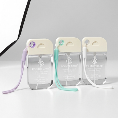 kit con 3 Desinfectantes Spray - Sin Alcohol 45ml - Antibacterial Spray de Bolsillo Orgánico, Sanitizante para Manos - Hand Sanitizer - 100% Natural