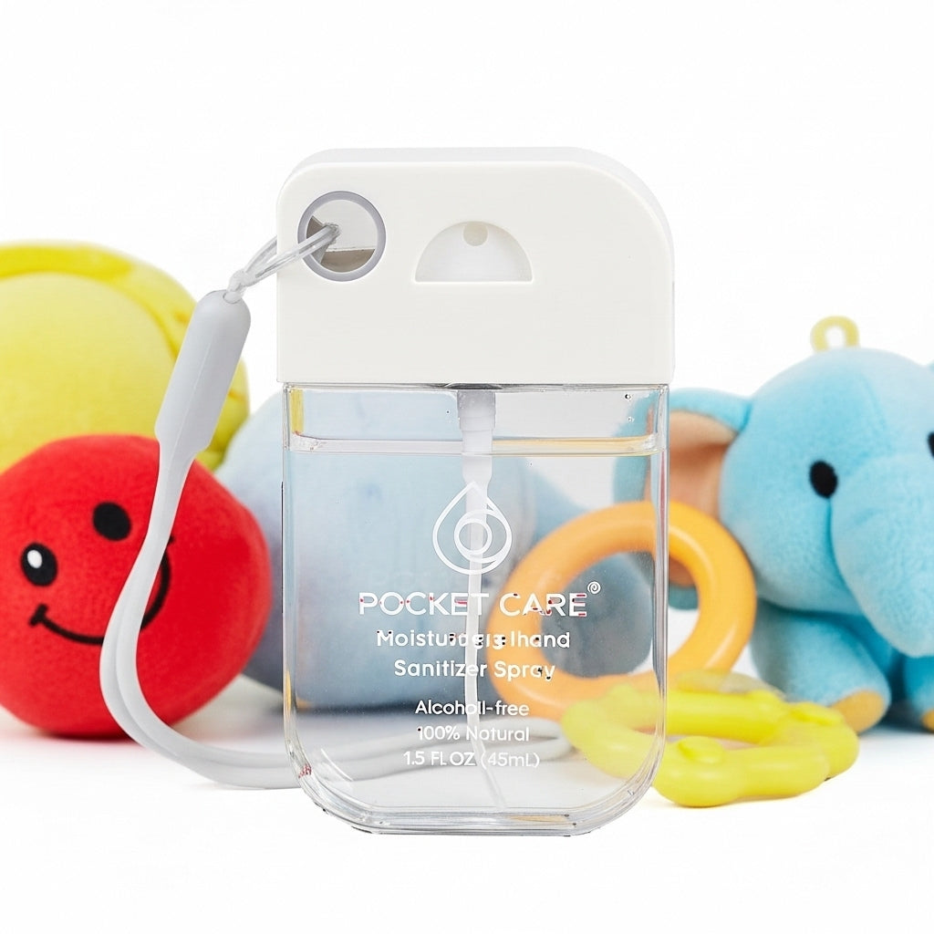 kit con 3 Desinfectantes Spray - Sin Alcohol 45ml - Antibacterial Spray de Bolsillo Orgánico, Sanitizante para Manos - Hand Sanitizer - 100% Natural