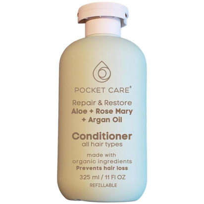 Brillo & Nutrición: Acondicionador de Cabello con Aceite de Argán, Manteca de Karité, Cacao y Sábila. Acondicionardor para pelo orgánico, 325ml (Acondicionador, Aloe vera)
