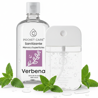 Spray Antibacterial Natural sin Alcohol 50ml mas refill de 250ml – Sanitizante de Bolsillo para limpiar Manos. Antibacterial 100% Natural y Biodegradable en 9 aromas disponibles. Incluye capa de protección y llavero