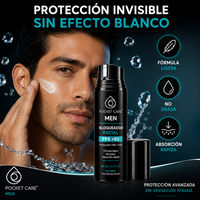 Bloqueador Solar Hombre FPS 50 Biodegradable | Pocket Care