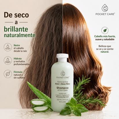 Tratamiento Anticaída y Fortalecedor – Shampoo Anticaída que fortalece desde la raíz – 325 ml