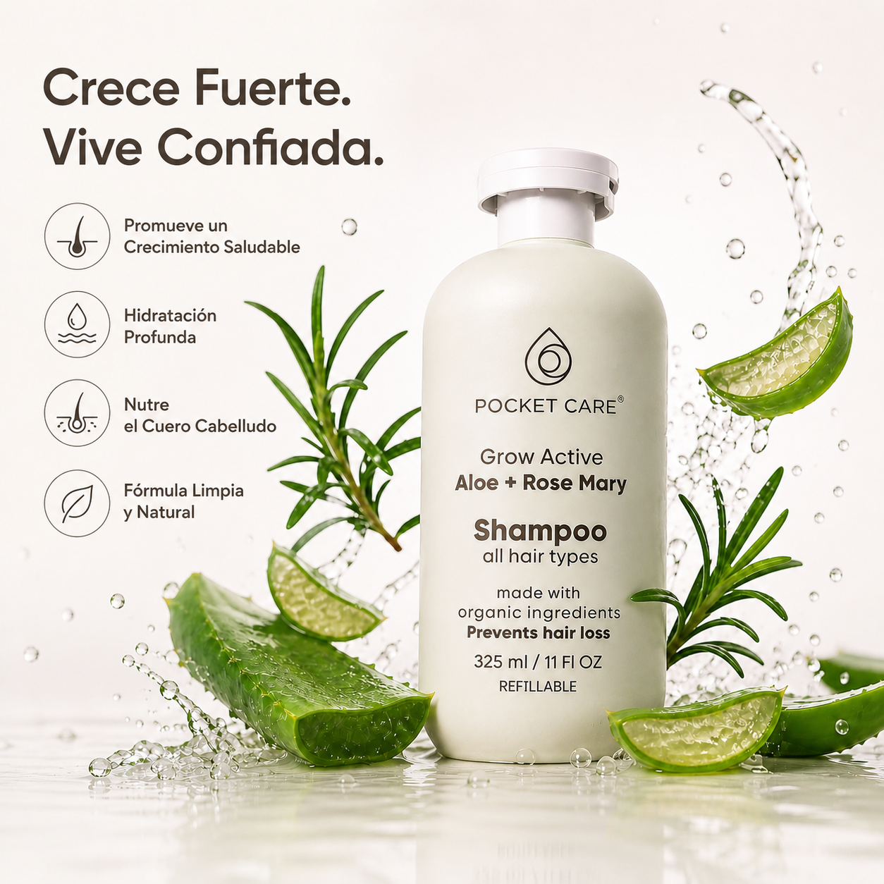 Tratamiento Anticaída y Fortalecedor – Shampoo Anticaída que fortalece desde la raíz – 325 ml