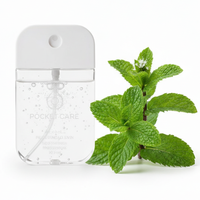 Spray Antibacterial Natural sin Alcohol 50ml mas refill de 250ml – Sanitizante de Bolsillo para limpiar Manos. Antibacterial 100% Natural y Biodegradable en 9 aromas disponibles. Incluye capa de protección y llavero